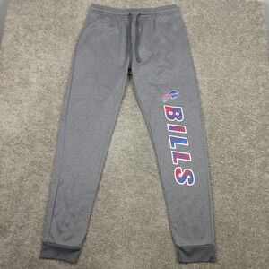 Buffalo Bills Sweatpants Mens XL Gray Zubaz Joggers NFL Team Joggers Fleece EUC